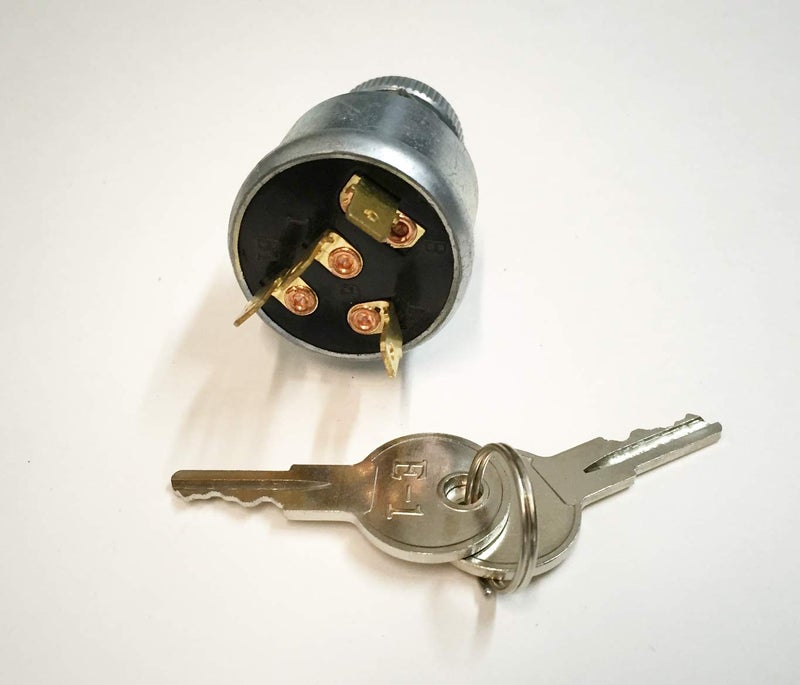 AA EZGO Ignition Key Switch (81+) Gas/Electric Golf Cart (with Lights) 4-Prong - 33639G01 - Image 2